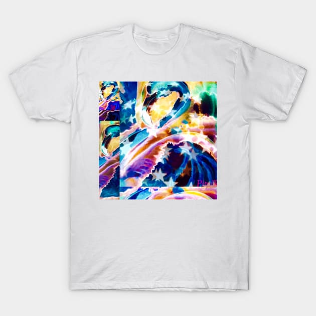 kaleidoscope flamingo T-Shirt by Pipsilk